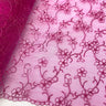 Corded Bridal Lace Fabric 54" Polyester Net Mesh