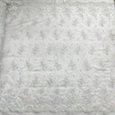Corded Bridal Lace Fabric - Embroidered 100% Polyester Net Mesh, 54" Width (1 Yard)