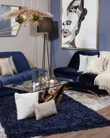 Hand-Tufted Luxe Shag Plush Rug Shag Rugs - Multicolored Plush Shag, 3" Pile (2' X 3')