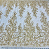 Beaded Corded Bridal Lace Fabric 51"