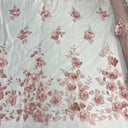 3D Floral Lace Fabric 60" Wide