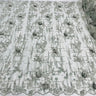 Beaded Rhinestone 3D Floral Lace
