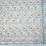 Corded Bridal Lace Fabric 54" Polyester Net Mesh