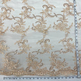 Sequined Corded Lace Fabric 54" Wide