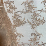 Sequined Corded Lace Fabric 54" Wide