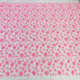 Beaded 3D Floral Lace Fabric 49"