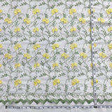 Embroidered Lace Mesh Fabric