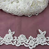 Beaded Corded Lace Trimming
