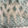 3D Floral Beaded Lace Fabric