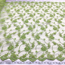 Beaded Corded Bridal Lace Fabric