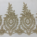 Beaded Corded Lace Trimming