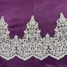 Embroidered Lace Trim 100% Polyester Net Mesh