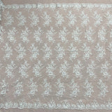 Corded Floral Lace Fabric 53" Wide
