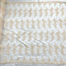 1 Yard Corded Embroidered Bridal Lace Fabric for Wedding Gowns 54 inch Width