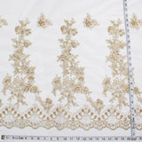 Beaded Corded Bridal Lace Mesh