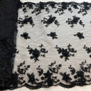 Beaded 3D Floral Lace Trimming