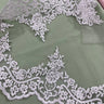 Beaded Corded Floral Lace Trim 6"