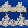 Beaded Corded Floral Lace Trim
