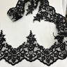 Embroidered Mesh Lace Trimming 6"