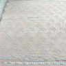 Beaded Sequined Lace Fabric on Polyester Net Mesh