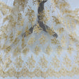 Beaded Corded Bridal Lace Mesh