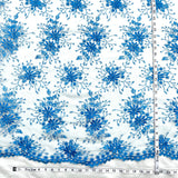 Embroidered Floral Lace Fabric 100% Polyester Net Mesh 52"