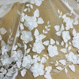 3D Floral Lace Fabric 60" Wide