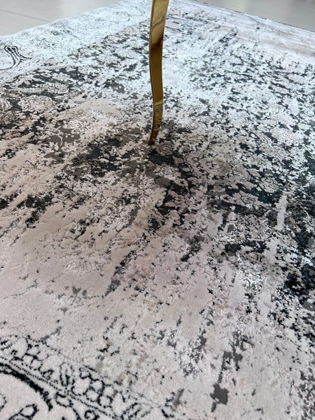 Color-Shifting Foldable Flat Weave Area Rug - 60% Polypropylene 40% Polyester Fabric - Shifting Hues, KV68, 7'9" X 10'2" (1 Rug)