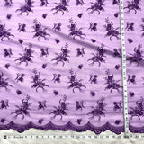 Beaded Lace Fabric on Polyester Net Mesh
