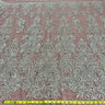 1 Yard Beaded Lace Fabric Embroidered on 100% Polyester Net Mesh, 5 Colors