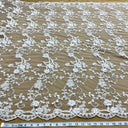 Beaded 3D Floral Lace Mesh