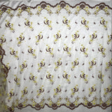 Beaded Embroidered Lace Mesh