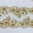 Beaded Lace Trimming Gold