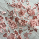 3D Floral Lace Fabric