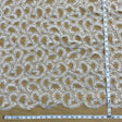 Beaded Lace Fabric on Polyester Organza White 54"