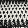 Beaded 3D Floral Lace Fabric