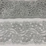Corded Embroidered Lace Trim 4" Double-Sided