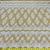 Beaded Corded Bridal Lace Mesh