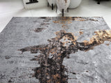 DEV308 Area Rug - Color-Shifting Flat Weave, 60% Polypropylene 40% Polyester, Made In Turkey (5' 4" X 7' 8")