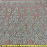 Beaded Lace Fabric on Polyester Net Mesh