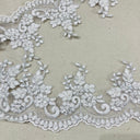 Beaded Corded Lace Trim
