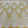 Beaded Corded Bridal Lace