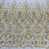 Beaded Embroidered Lace Mesh