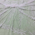 Beaded Corded Bridal Lace Fabric