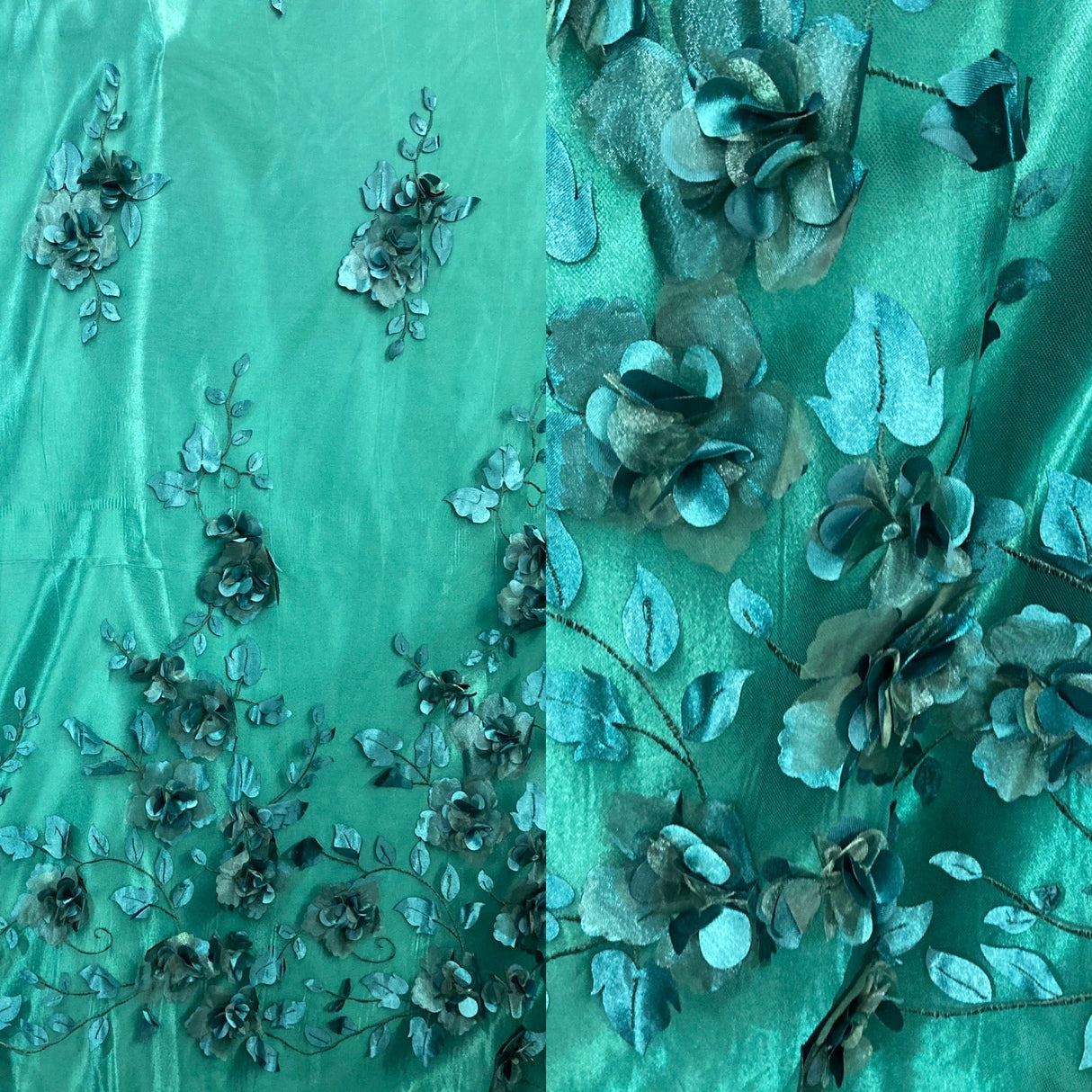 3D Floral Lace Fabric 60" Wide