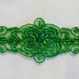Beaded Corded Lace Trim