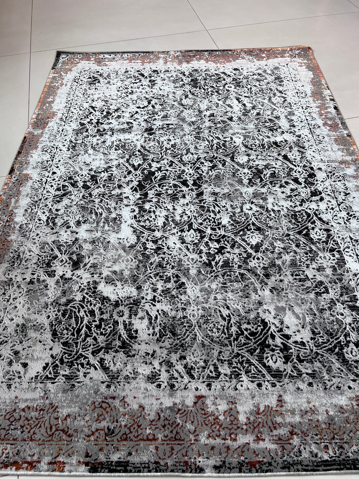 DEV311 Area Rug Fabric - Color-Shifting Flat Weave, Multicolor, Foldable, 5' 4" X 7' 8", 8' X 11", 10' X 13" (1 Unit)