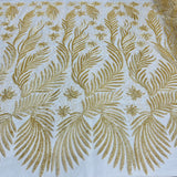 Beaded Corded Bridal Lace Mesh