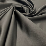 Satin Bridal Fabric - 100 Percent Polyester Lace Fabric, 60" Width, Black (1 Yard)