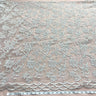 Beaded Corded Bridal Lace Polyester Fabric - Embroidered Net Mesh, 54" Width (1 Yard)